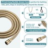 LOCALAND Hand Shower with Slide Bar, High Pressure 10 Setting