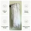 4 PCS White Artificial Yarn Amaranthus for Decor