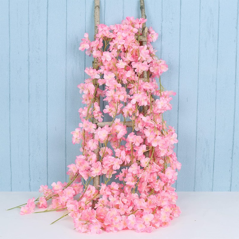 SCHIB Guirnaldas de Flores de Cerezo Artificiales, Aplicar para Decoración