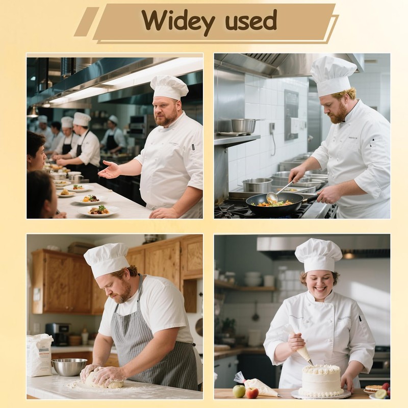 Extra Large Chefs Hat Similar to Hat Size XL, XXL,