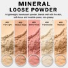 IONSGAKO Mineral Loose Powder, Translucent Setting Powder Lightweight Breathable Matte
