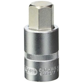 KS Tools 911.1317 1/2" Bit socket hexagon, short, 17mm