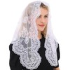 Spanish Mantilla White Women's Church Head Covering Veil Latin Catholic