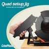 GrindMaster Lathe Tool Sharpening Jig with Quad Setup, Multi-Grind Jig