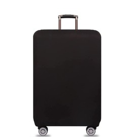 YKKJ Suitcase dust cover, luggage cover, fits 22-24 inches (black M).