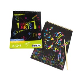 Beleduc Rainbow Arts 53080 Scratch Pad