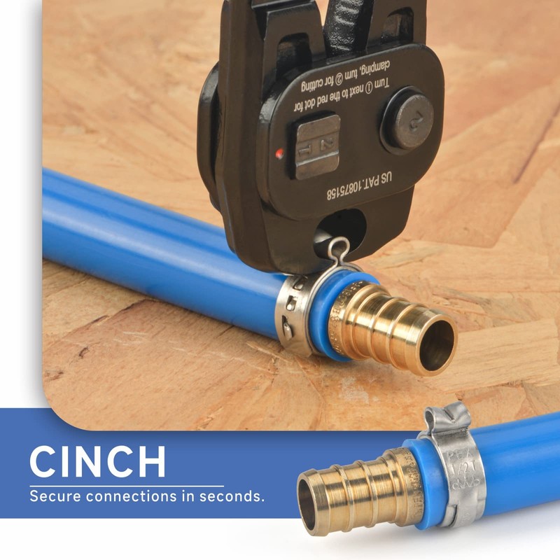 iCRIMP Ratchet PEX Cinch&Remove Tool for 3/8 to 1-inch Stainless