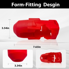 deawater 1pcs 49-16-2864 Impact Protective Boot for M18 3/4" FUEL Torque Impact Wrench 2864-20 Electric Tools red