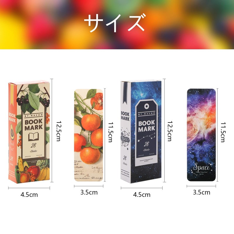 YOVOY 58 Bookmarks, Stylish, Cute, Energetic, Paper, Cute, Beautiful, Bookmark