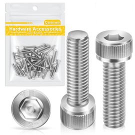 Caianwin M3*16mm Zylinderschrauben mit Innensechskant 50 Stck,Caianwin DIN 912 EdelstahlA2 V2ASchrauben fr Industriemaschinen,Kraftfahrzeuge,Bauwesen