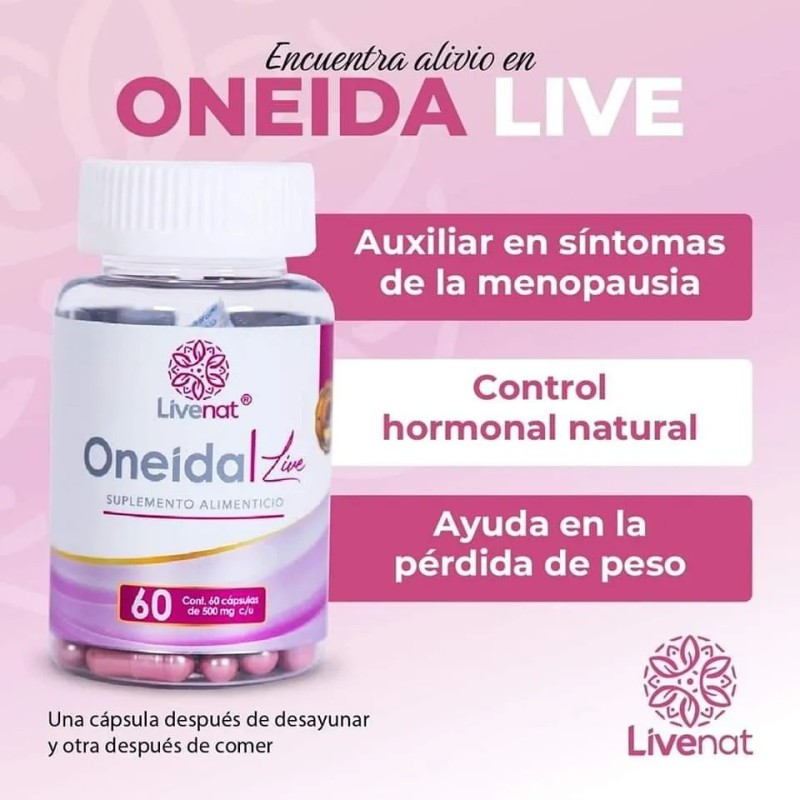 Kit Femn Oneida + Ligenat Control Peso Hormonal Menopausia