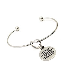 Love The Lord Your God Charm Bracelet, Cuff Bracelet, Matthew 22 37; Scripture Quote, With All Your Heart, All Your Mind, All Your Soul