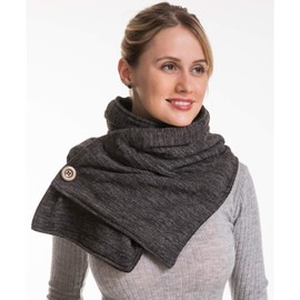 Travel Pocket Women Infinity Scarf - Black Women Men Convertible Zipper Hidden Button Winter Fall Scarf Travel, 2023 Mom Grandma Best Friend Sister Wife Girlfriend Christmas Christian Good Gift