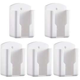 ULTECHNOVO Remote Control Holder, Universal Holder Remote Control Wall Mount for Remote Control Smartphone Comb Make Up Brush, Pack of 5