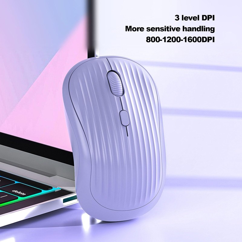 Wireless Bluetooth Mouse, 2.4 GHz Cordless Dual Mode Computer Mice