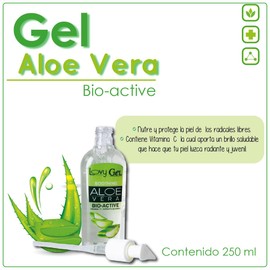 Lovy Gel Aloe Vera BIOACTIVE + Vitamina C | Paquete de 4 Pzas |