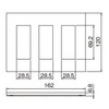 Panasonic SO-STYLE + Extra Metal Plate, Gold WNS9609Y
