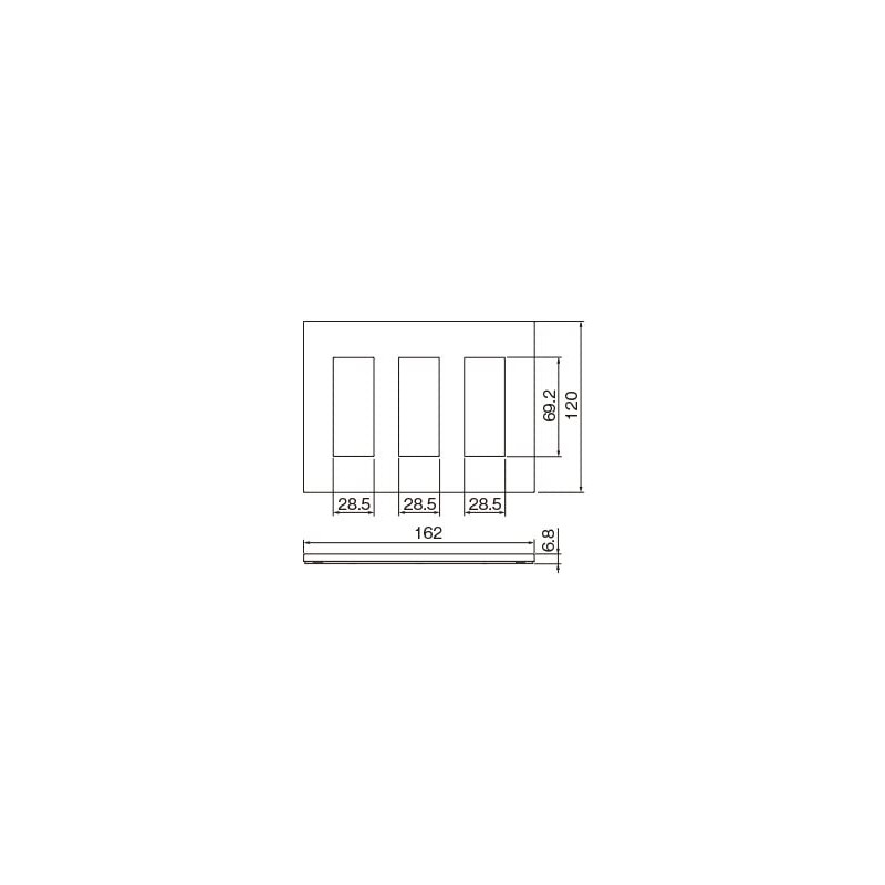 Panasonic SO-STYLE + Extra Metal Plate, Gold WNS9609Y