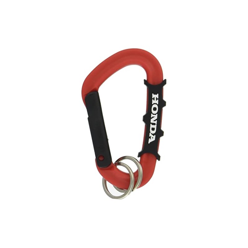 Honda 0SYTN-39D-RF Carabiner Key Chain (Red) F Size
