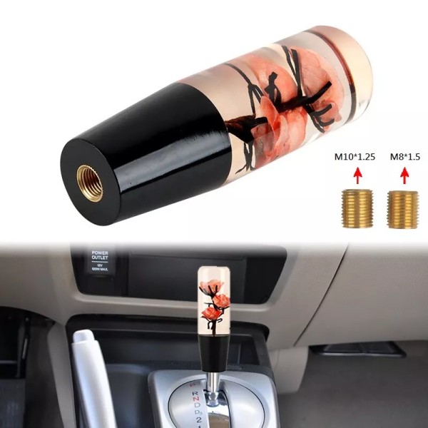 Unbranded VIP 15CM JDM Clear Orange Real Flowers Manual Car