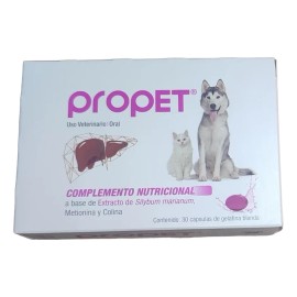 Propet Silimarina Para Perros Y Gatos Hepatoprotector 60caps