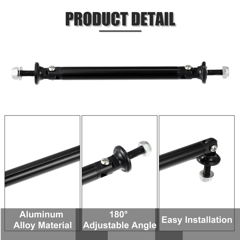 X AUTOHAUX 1pair 100mm 3.94" Adjustable Car Bumper Splitter Support