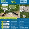 Complete Portable Badminton Set Large - Quick & Easy Setup