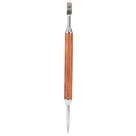 Raguso Latte Art Pen Creative Coffee Latte Needle Stainless Steel Latte Art Tool with Wooden Handle for Home Kitchen