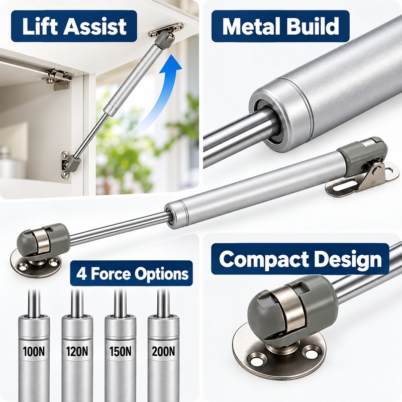 Cabinet Gas Strut for Lift-Up Doors – 100N/120N/150N/200N Gas Spring