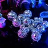 Veciado 24pcs Hanging Disco Ball Glass Disco Ball Disco Decorations