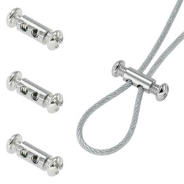 30 PCS Wire Rope Clips,2mm Wire Lock Accessories