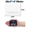 Easy-Slide Photocard Sleeves Photo Protector for 3x4in Ultrasound Pictures