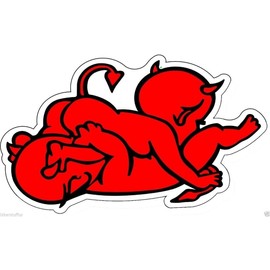 Devils 69 Helmet Stickers Bumper Sticker Laptop Sticker Helmet Sticker Tool Box Sticker