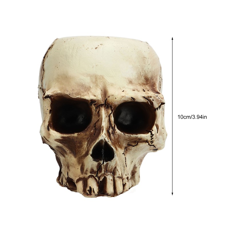 Skull Head Flower Pot Resin High Strength Clear Shape Skull