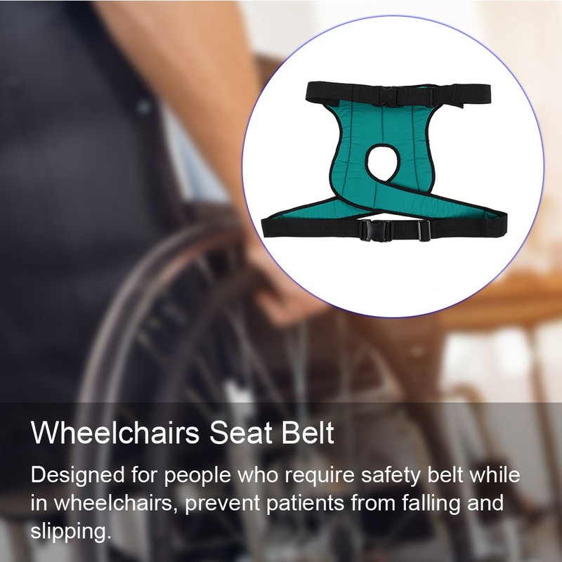 Adjustable Wheelchair Safety Harness Elderly Patients Wheelchairs Seat Belt Leg