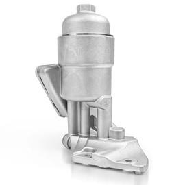 26300-3CAB1 Upgrade Aluminum Oil Filter Complete Assembly Kit Fit for Santa Fe 2013-2019 Azera 2012-2017 For Kia Cadenza 2014-2016 Sedona 2015-2018 Sorento 2012-2018 Replace# 26300-3CAB0, 26320-3CAA0