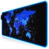 DE RGB Mouse Pads World Map