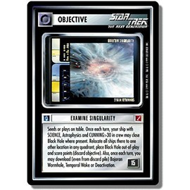 Decipher Star Trek CCG 1E BOG Blaze of Glory Examine Singularity GU49