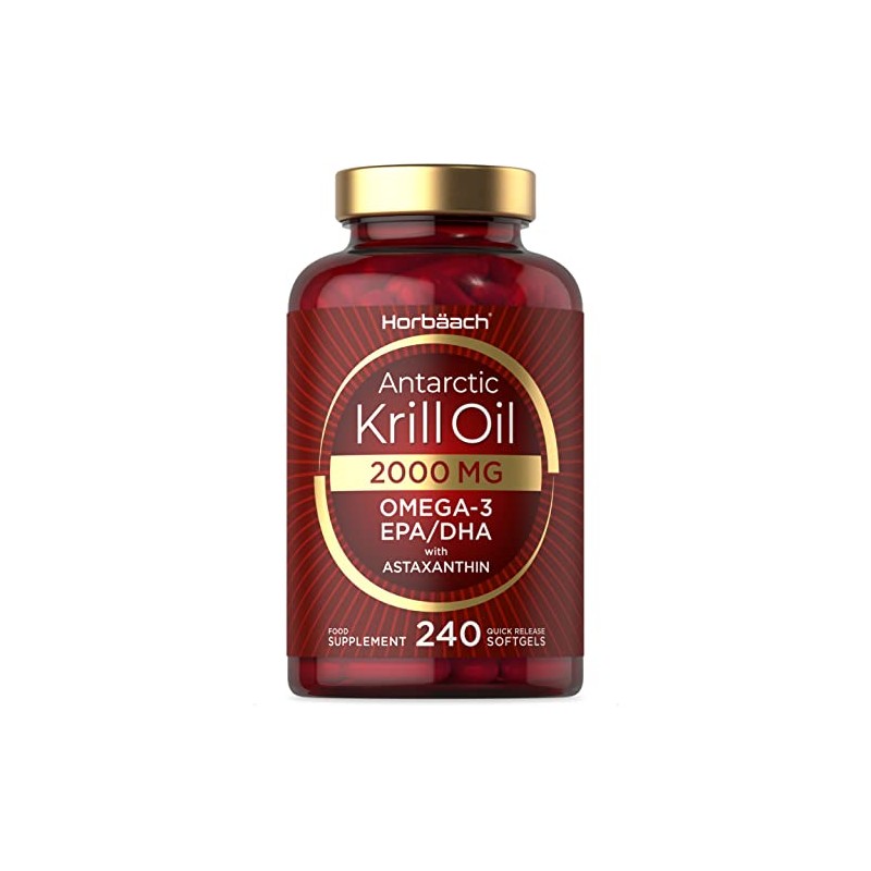 Antarctic Krill Oil 2000mg | 240 Softgel Capsules | High