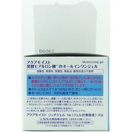 Aqua Moist Fermented Hyaluronic Acid All-in-One Gel for Smooth and Moisturizing Makeup, 3.2 oz (90 g)