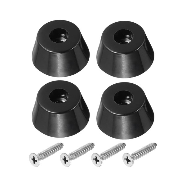PATIKIL Cutting Board Feet, 4 Pack Round Rubber Feet Bumpers