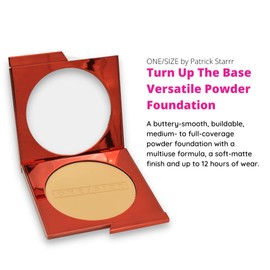 One Size by Patrick Starrr Turn Up The Base Versatile Powder Foundation - Medium Dark 4 (G)