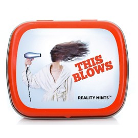 This Blows Mints – Fun Gift for Friends Funny Gifts for Coworkers Weird Stocking Stuffers for Adults Teens Wintergreen Breath Mints Weird Office Gift Easter Basket for Teens and Adults Reality Mints