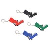 4pcs Rubber Band Launcher Toy Foldable Mini Portable Metal Rubber