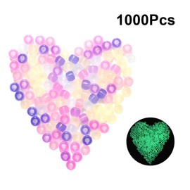 Ciieeo 1000Pcs UV Beads Multi Color Changing Sun Sensitive Beads Multi 7 Color UV Clear Beads Light in the Dark for Jewelry Making