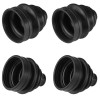 Caltric 2 Front Inner Outer Axle CV Boot Kit for