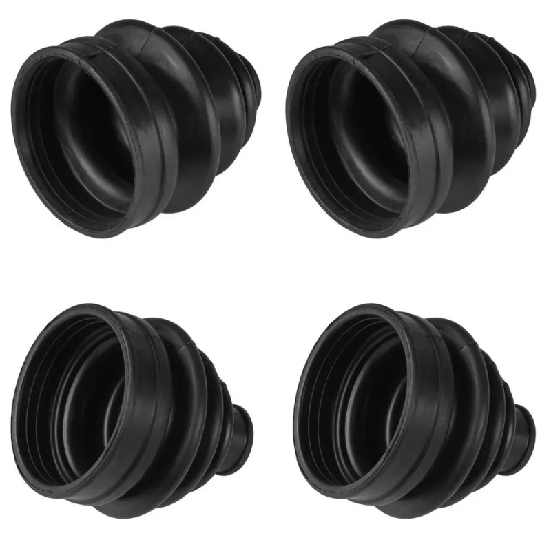 Caltric 2 Front Inner Outer Axle CV Boot Kit for