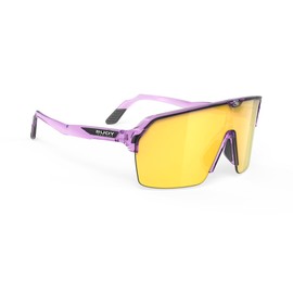 [RUDYPROJECT] SP845765-0000 Sunglasses Spinshield Air Crystal Lilac Gloss/Multi Laser Gold Lens Width: 5.8 inches (147 mm)