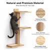 FUKUMARU Cat Wall Shelves, 3 in 1 Transformable Cats Scratching