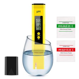 GOOMAND PH Meter, Digital PH Meter, High Precision, Pen-type, PH Measuring Instrument, Automatic Calibration, Tropical Fish Breeding, Aquariums, Pools, Water Quality Inspection, Paher, PH Test Pen